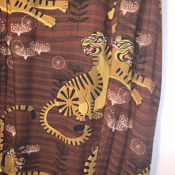 Topman tigerprint button up sz M - Picture 9 of 10